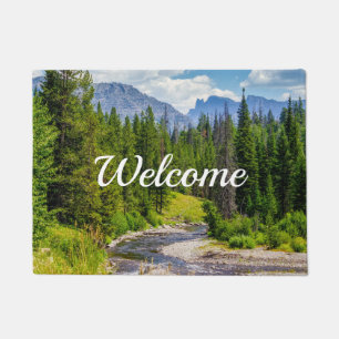 North Fork Shoshone River Welcome Doormat