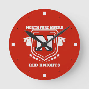 North Fort Myers High School Round Clock