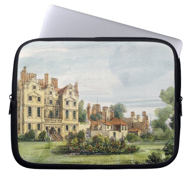 North Front, Old Palace, from the Queen's Garden, Laptop Sleeve (Front)