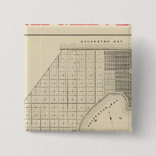 North Galveston 15 Cm Square Badge