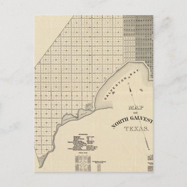 North Galveston Postcard (Front)