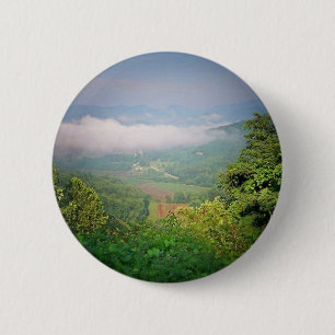 North Georgia Mountains, USA 6 Cm Round Badge