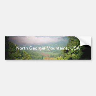 North Georgia Mountains, USA Bumper Sticker