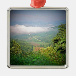 North Georgia Mountains, USA Metal Tree Decoration