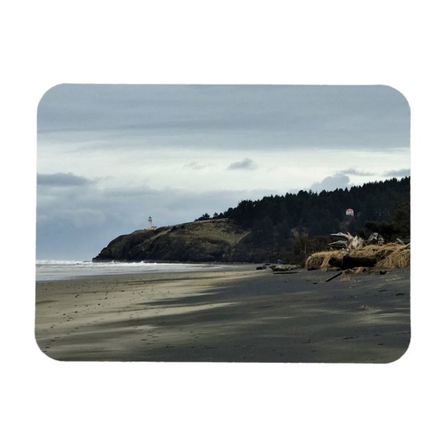 North Head Lighthouse, Cape Disappointment, WA Magnet (Horizontal)