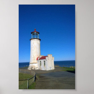 North Head Lighthouse, Cape Disappointment, WA Poster