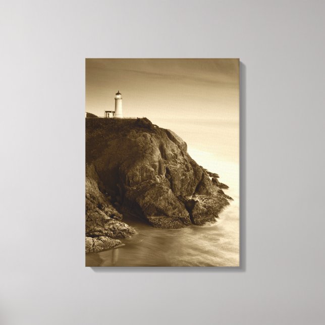 North Head Lighthouse | Fort Canby State Park, WA Canvas Print (Front)