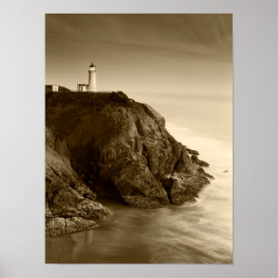North Head Lighthouse Fort Canby State Park, WA Poster