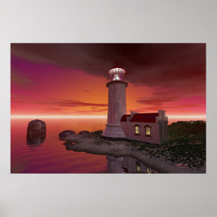 North Head Lighthouse Poster