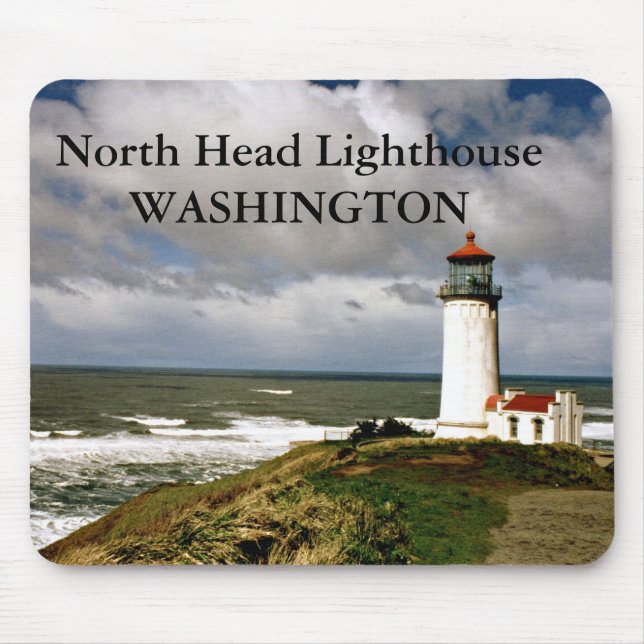 North Head Lighthouse, Washington Mousepad (Front)