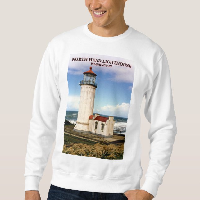 North Head Lighthouse, Washington Sweatshirt (Front)