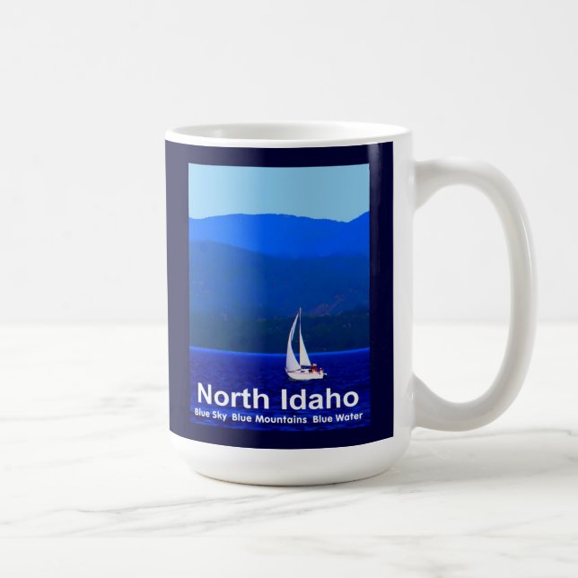 North Idaho Blue Coffee Mug (Right)