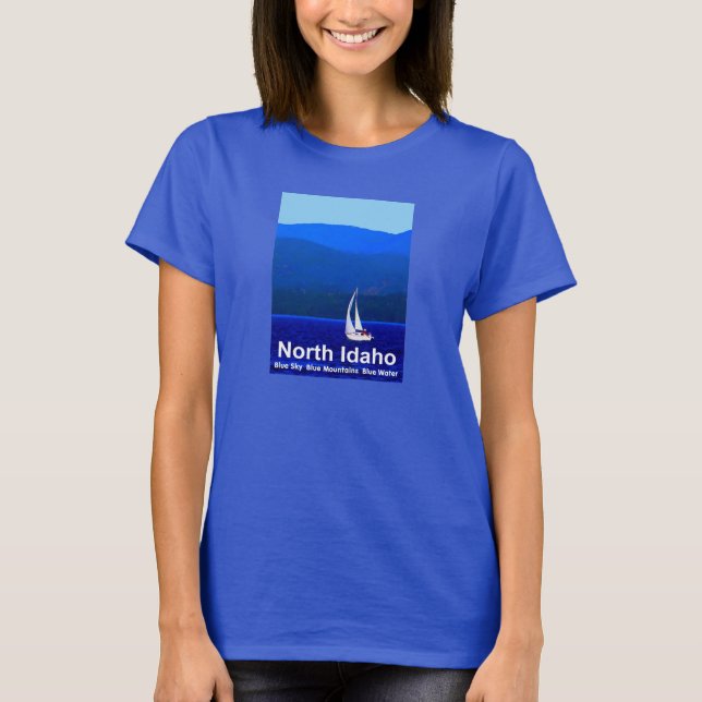 North Idaho Blue T-Shirt (Front)