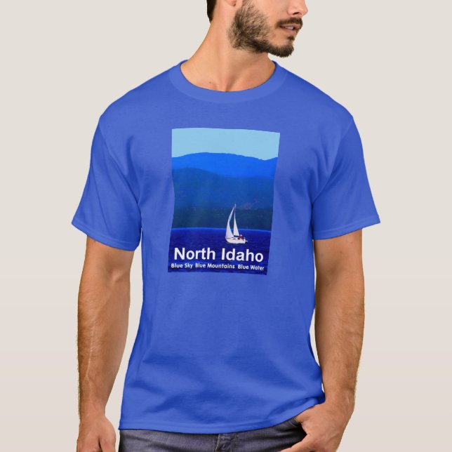 North Idaho Blue T-Shirt (Front)
