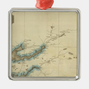 North Inverness Shire Metal Tree Decoration