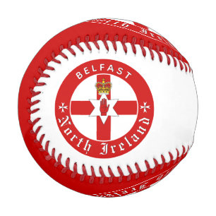 North Ireland Ball, Baseballs, Irish Ulster Flag Baseball