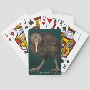 North Island Brown Kiwi Playing Cards