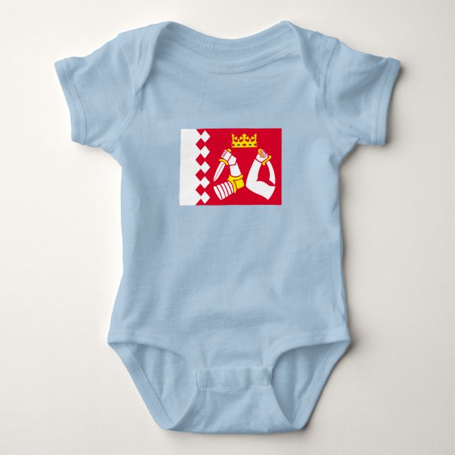 North Karelia Flag Baby Bodysuit (Front)