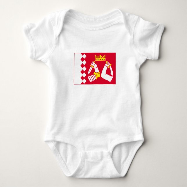 North Karelia Flag Baby Bodysuit (Front)