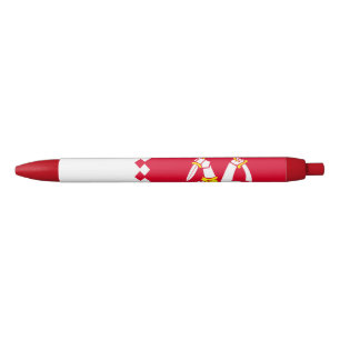 North Karelia Flag Blue Ink Pen