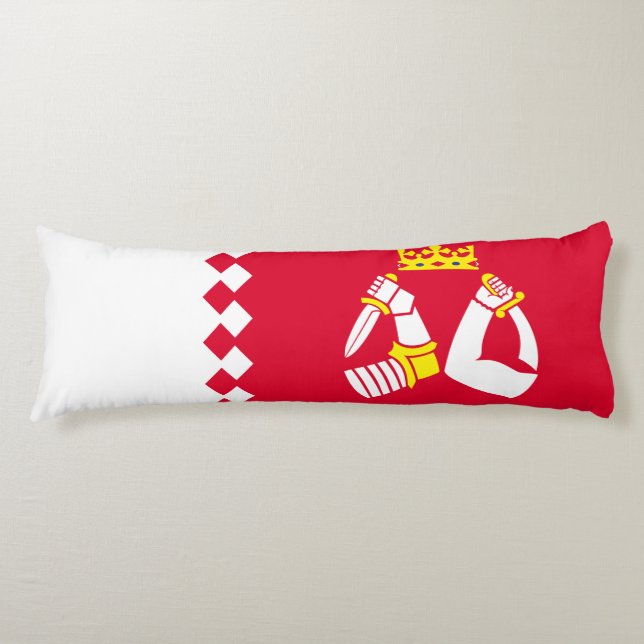 North Karelia Flag Body Cushion (Front)