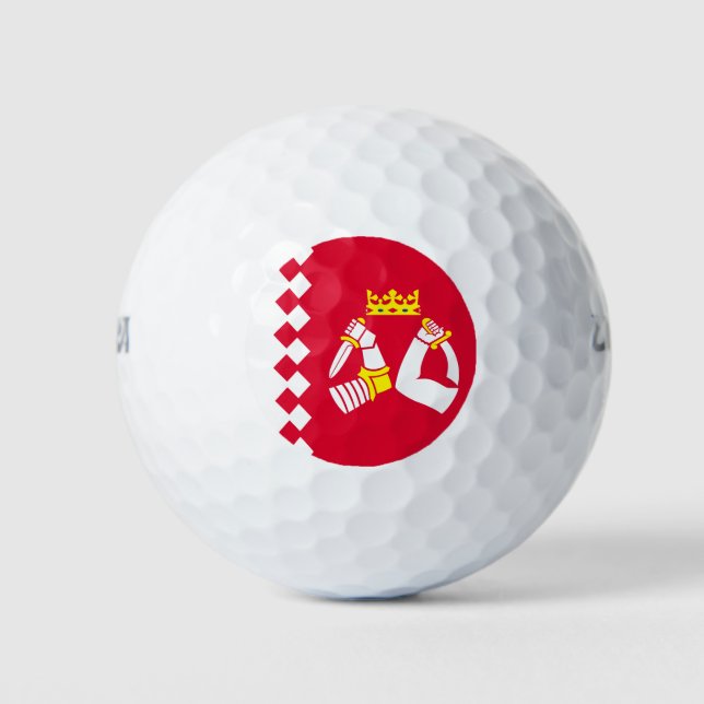 North Karelia Flag Golf Balls (Front)