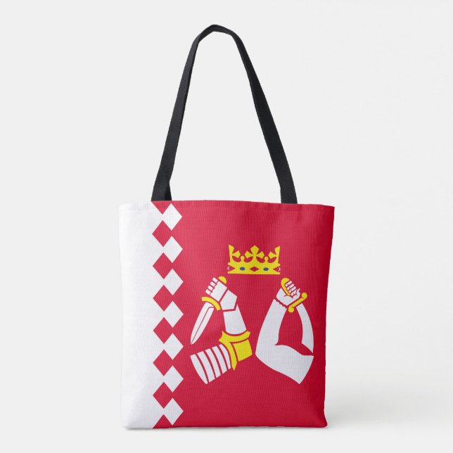 North Karelia Flag Tote Bag (Back)