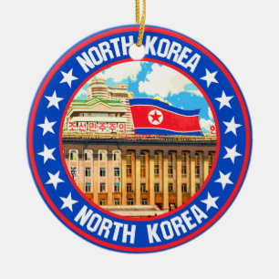 North Korea                                        Ceramic Tree Decoration
