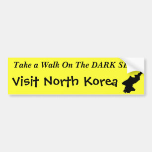 North Korea "Dark Side" Funny Bumper Sticker