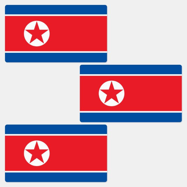 North Korea Flag (Group)