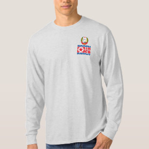 North Korea Flag and Coat of Arms Patriotic T-Shirt