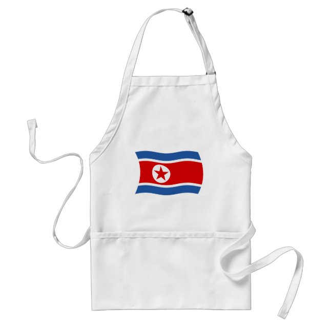 North Korea Flag Apron (Front)