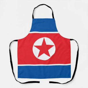 North Korea Flag Apron
