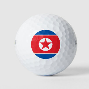 North Korea Flag Golf Balls