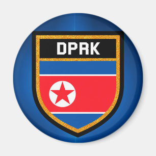 North Korea Flag Magnet