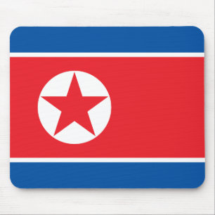 North Korea Flag Mouse Mat