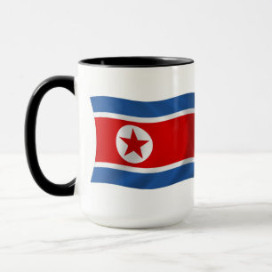 North Korea Flag Mug