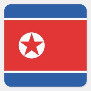 North Korea Flag Sticker