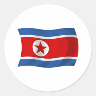 North Korea Flag Sticker
