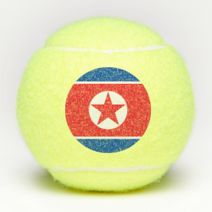 North Korea Flag Tennis Balls