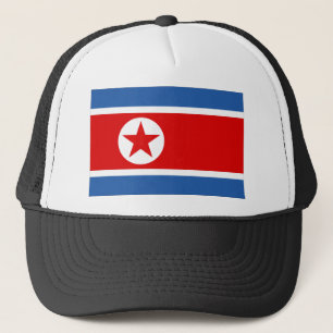 North Korea Flag Trucker Hat