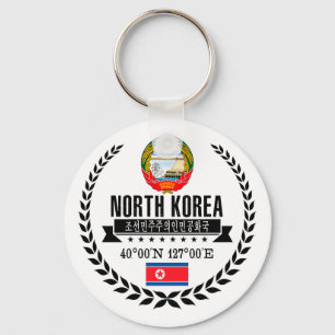 North Korea Key Ring