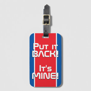 North Korea National Flag Funny Patriotic Luggage Tag