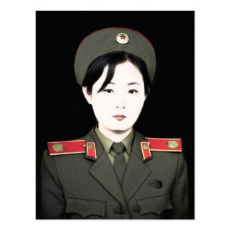 north korea postcard
