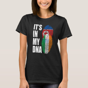 North Korean And Irish Mix DNA Heritage Flag T-Shirt