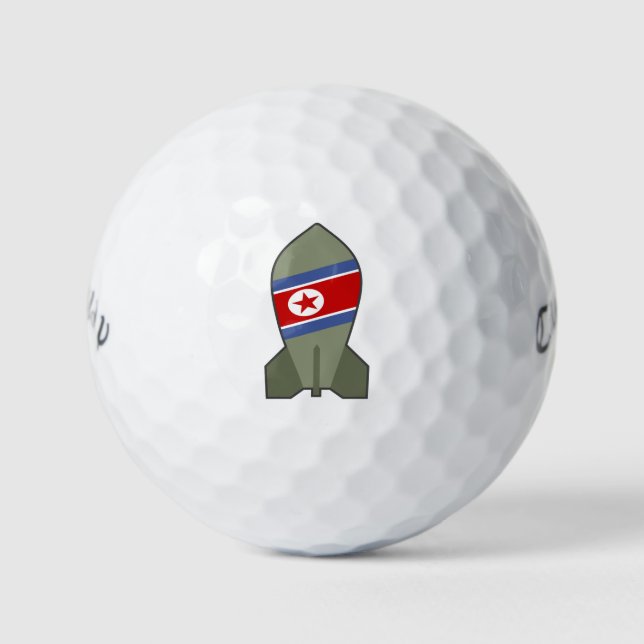 North Korean Missile Golf Balls (Front)