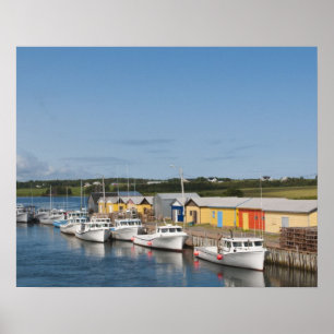 North Lake Harbour, Prince Edward Island. Poster