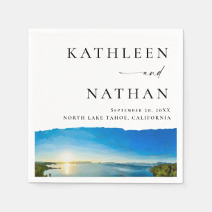 North Lake Tahoe Destination  Napkin