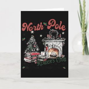 North Le Book Club Book Lover Bookish Bookworm Chr Card