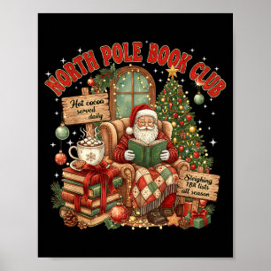 North Le Book Club Cozy Christmas Reading Gift  Poster